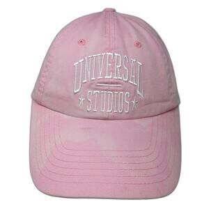 Universal Studios Slideback Hat Pink One Size Adjustable Embroidered